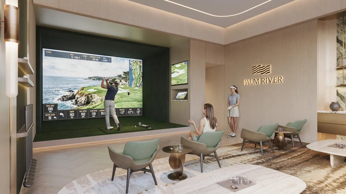 Phòng golf 3D mô phỏng Palm River